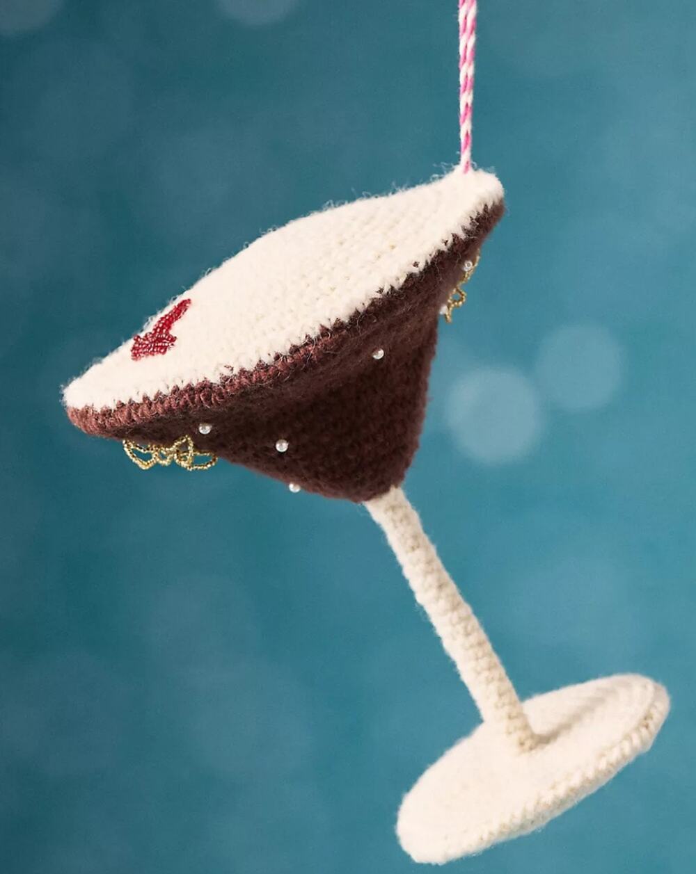 NWT | Anthropologie Large Espresso Martini Ornament